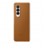 originální pouzdro Samsung Leather Cover pro Samsung F926B Galaxy Z Fold3 5G hnědá - 