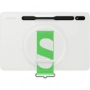 originální pouzdro Samsung Silicon Cover with Strap pro Samsung SM-X700 Galaxy Tab S8 Wifi, SM-X706 Galaxy Tab S8 5G bílá