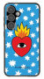 originální pouzdro Samsung Artist Ricardo Cavolo Case pro Samsung S926B Galaxy S24 Plus 5G modrá
