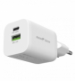 nabíječka RhinoTech RTACC320 MINI Dual 3A/33W PD 3.0, QC 3.0 bílá