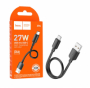 nabíjecí a datový kabel HOCO X96 USB-A/USB-C PD 2,4A 27W černá 0,25m - 