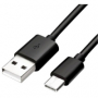 originální nabíjecí a datový kabel TCL USB-A/USB-C 10W černá 0,8m